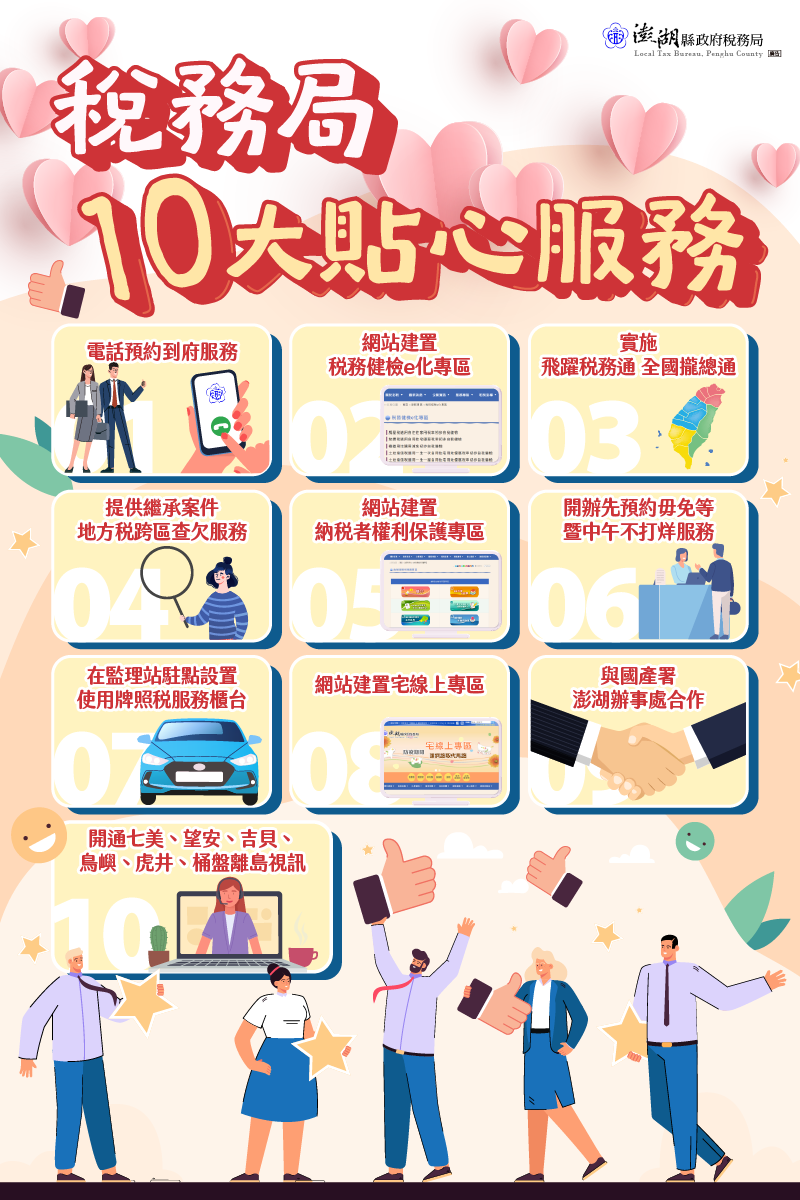 2023.10.2稅務局貼心服務點點名，分享你覺得揪甘心的服務措施！